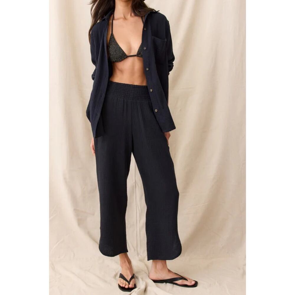 Women's Black Wide-Leg Pants